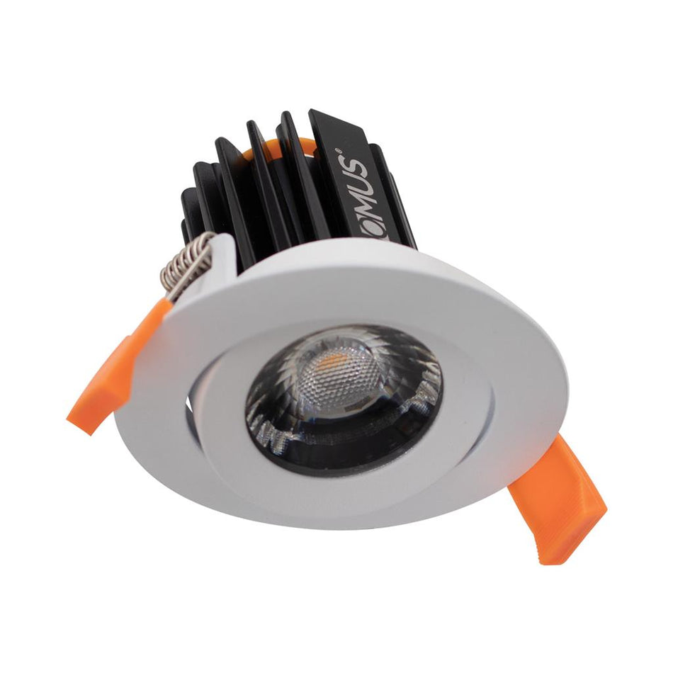CELL-13-5CCT-T75 - 13W LED 5-CCT Switchable Dimmable T75 Mini Tiltable Downlight - White