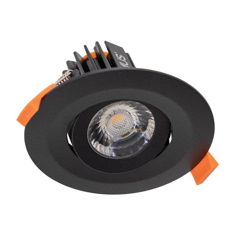 CELL-13-5CCT-T90 - 13W LED 5-CCT Switchable Dimmable T90 Tiltable Downlight - Black