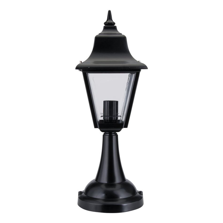 GT-233 Paris Pillar Mount Light - Powder Coated Finish / B22 - Black
