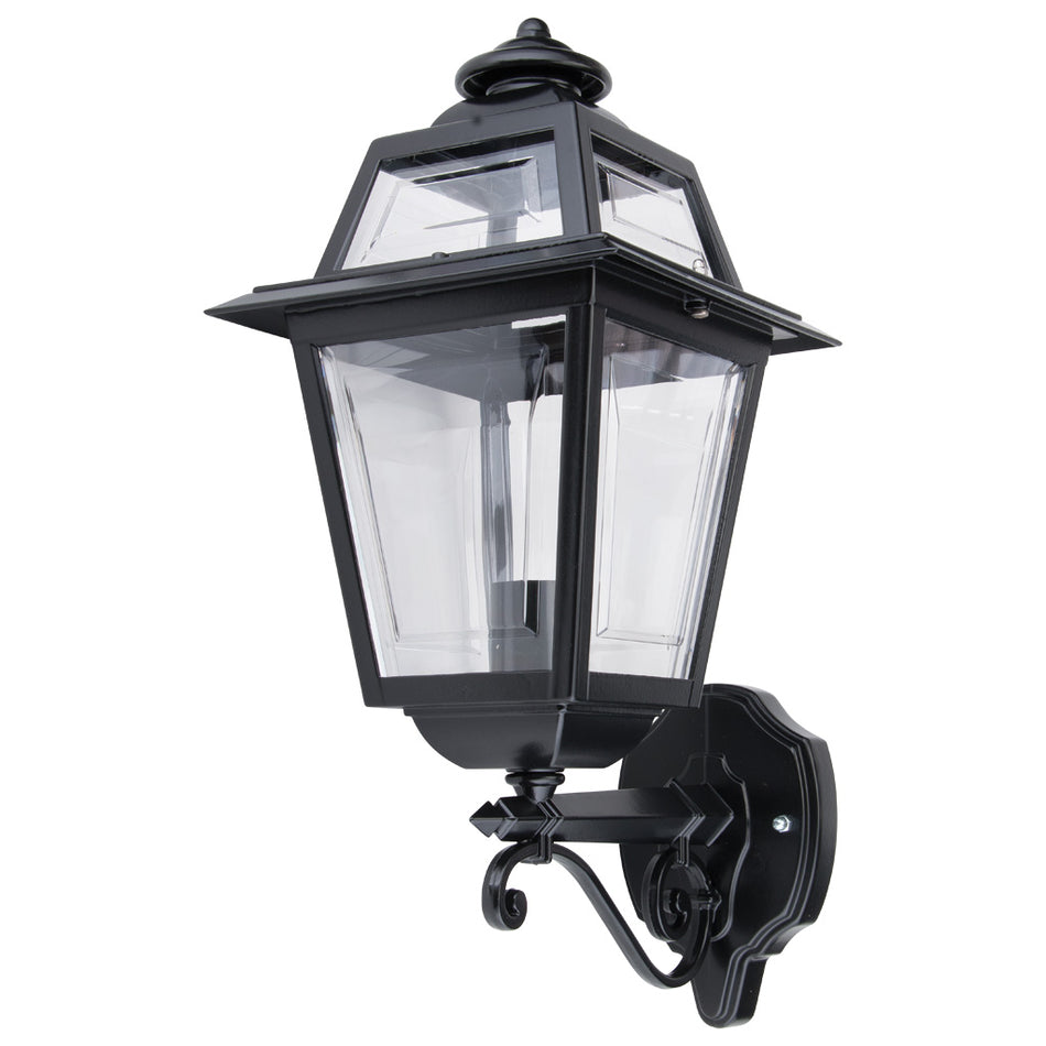 GT-271 Avignon Upward Wall Light - Powder Coated Finish / B22 - Black