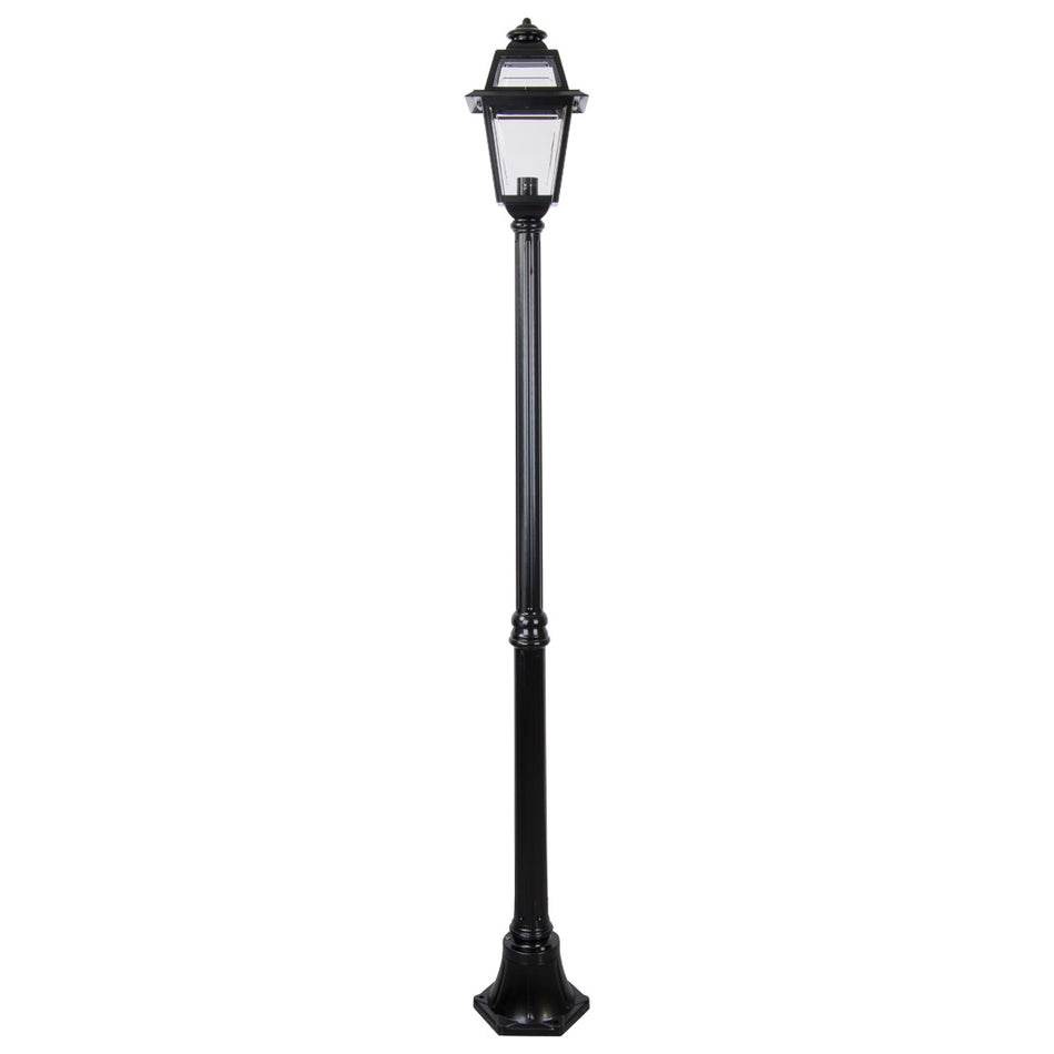 GT-276 Avignon Single Head Medium Post Light - Powder Coated Finish / B22 - Black