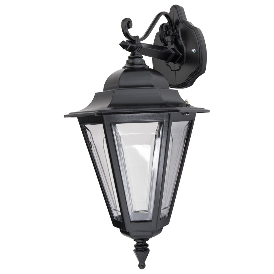 GT-422 Turin Downward Wall Light - Powder Coated Finish / B22 - Black