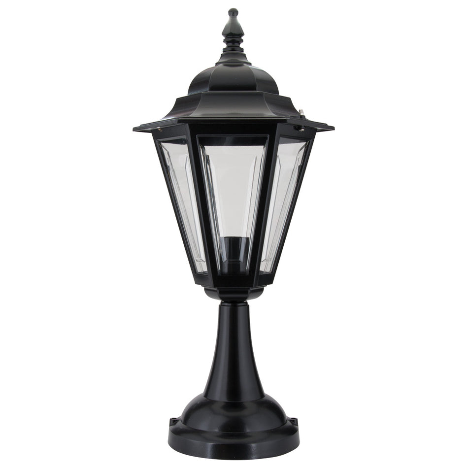 GT-423 Turin Pillar Mount - Powder Coated Finish / B22 - Black
