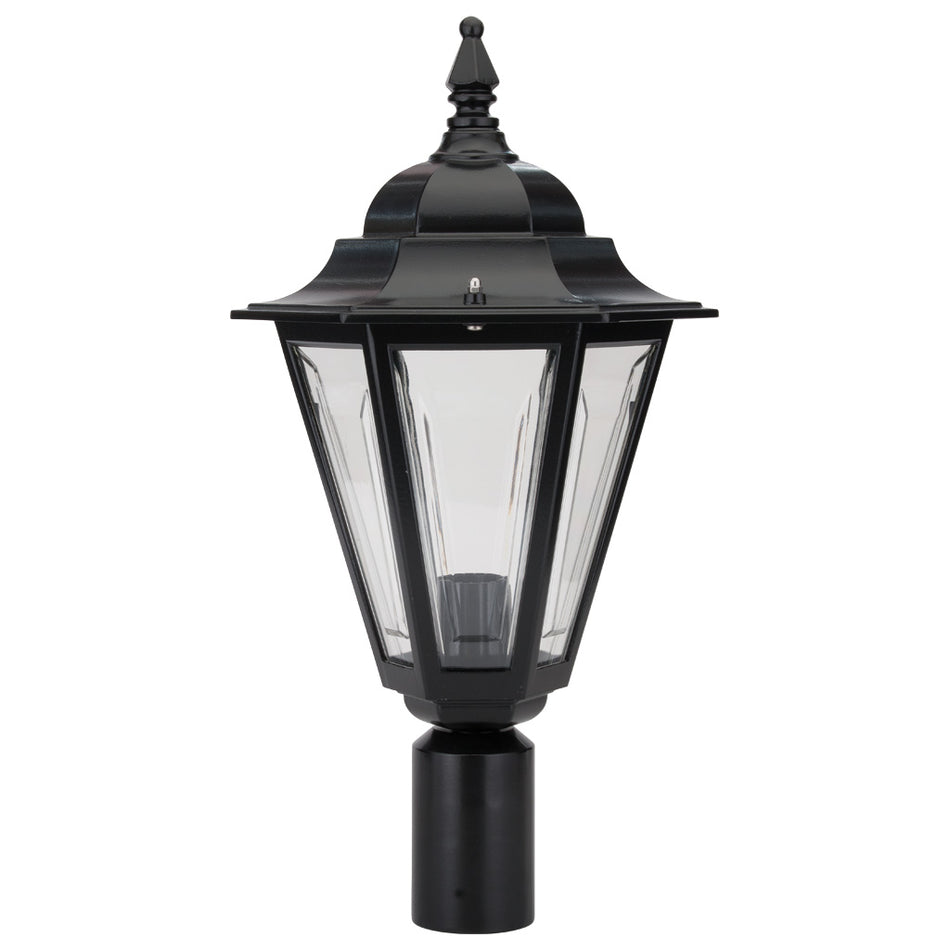 GT-439 Turin Post Top - Powder Coated Finish / B22 - Black