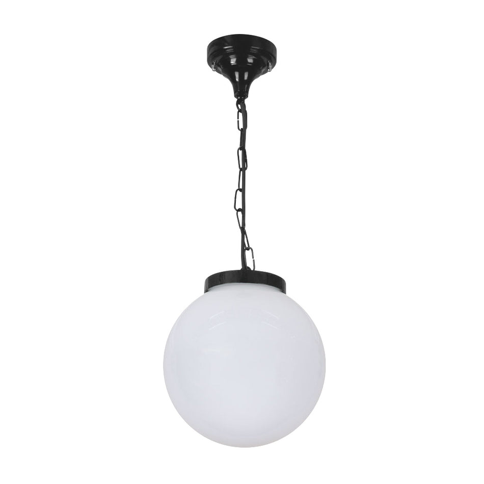 GT-536 Siena 25cm Sphere Pendant - Powder Coated Finish / E27 - Black