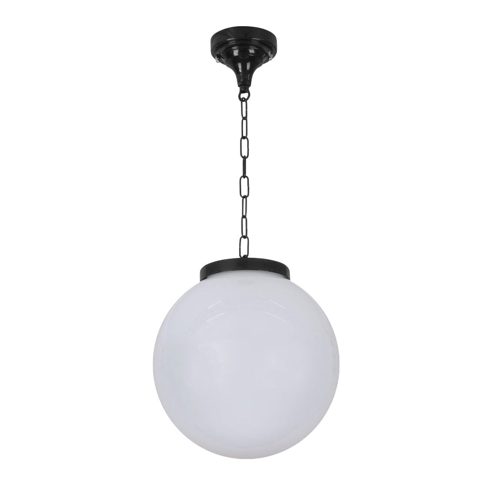 GT-537 Siena 30cm Sphere Pendant - Powder Coated Finish / E27 - Black