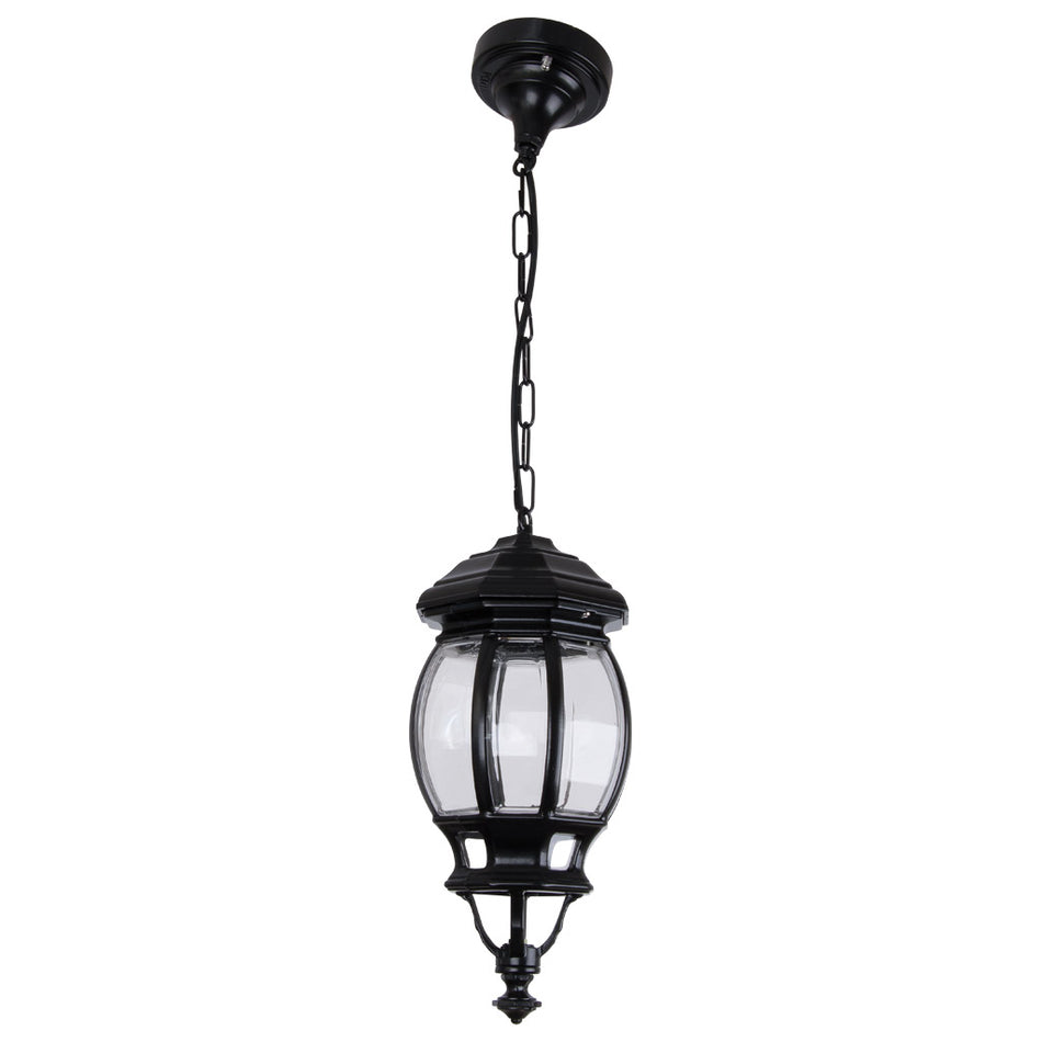 GT-670 Vienna Pendant Light - Powder Coated Finish / B22 - Black