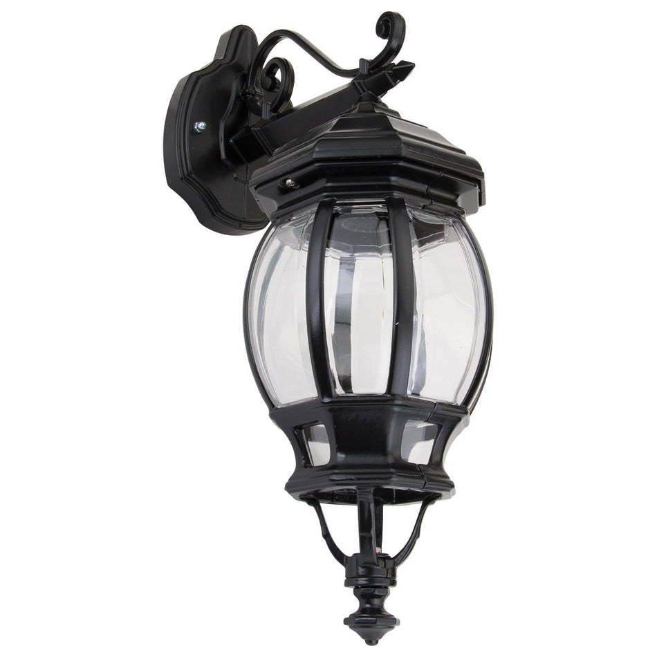 GT-672 Vienna Downward Wall Light - Powder Coated Finish / B22 - Black