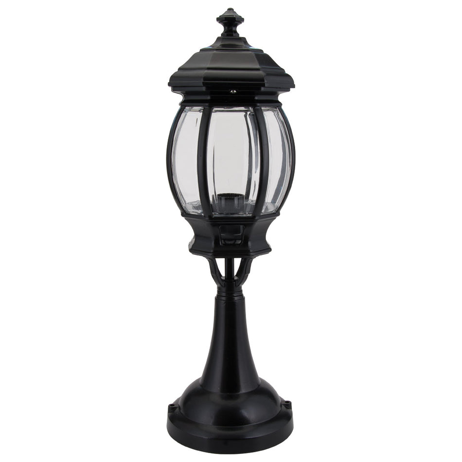 GT-673 Vienna Pillar Mount Light - Powder Coated Finish / B22 - Black