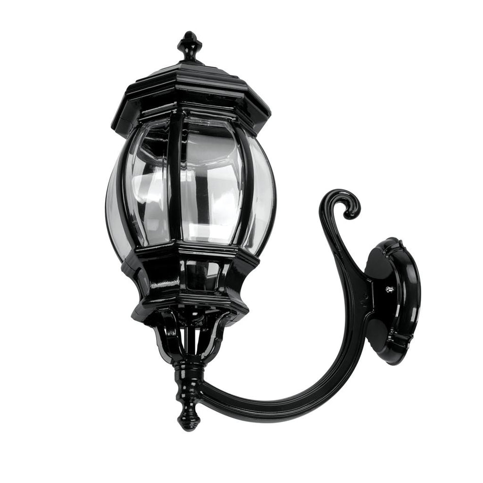 VIENNA-LARGE WALL BRACKET C-ARM UP B22 - Black