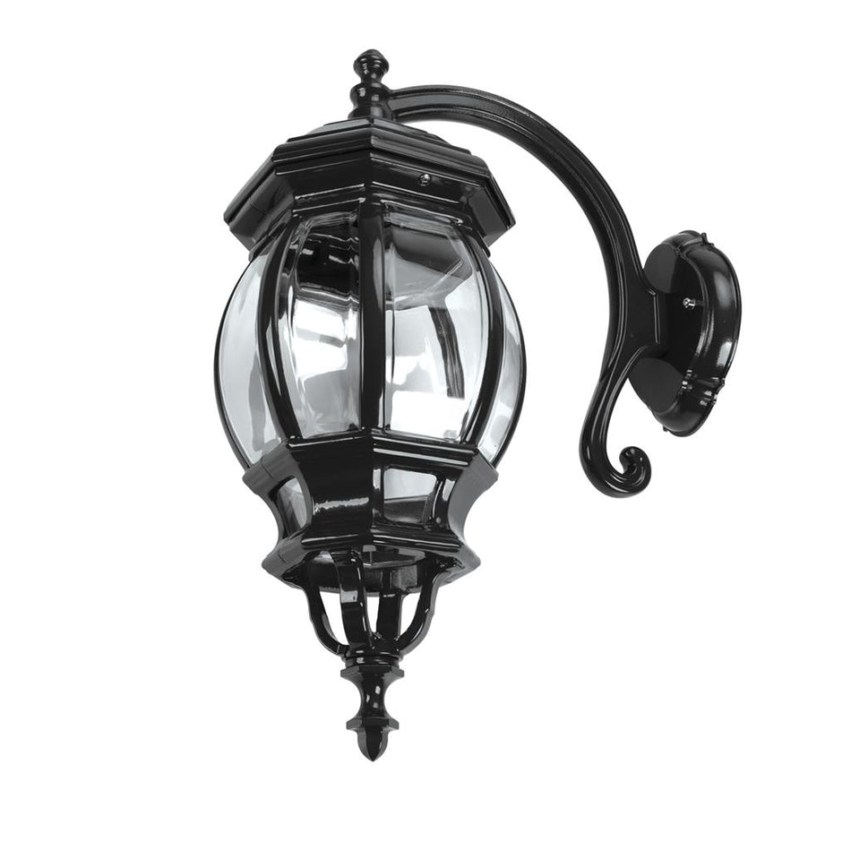 VIENNA-LARGE WALL BRACKET C-ARM DOWN B22 - Black