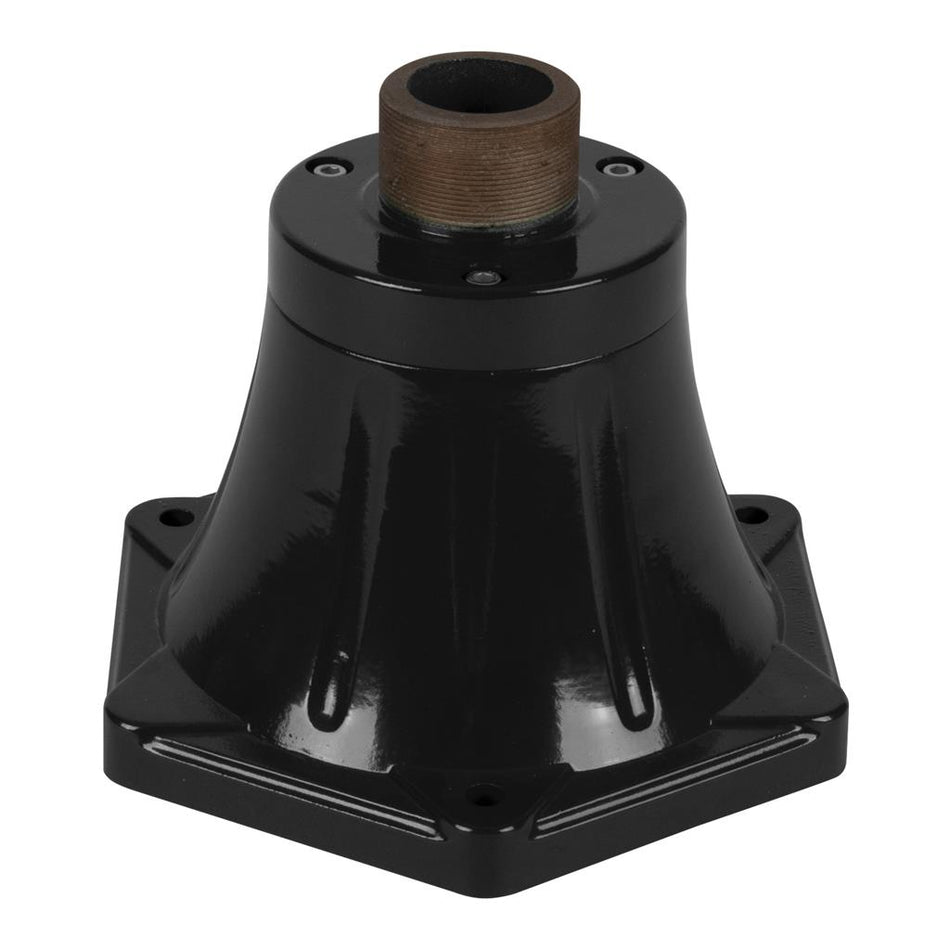 GTA-832 Post Base complete with Thread to suit Traditional Exterior Range - Black