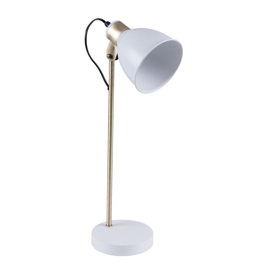 LEAH-DL DESK LAMP 1XE27 240V - White