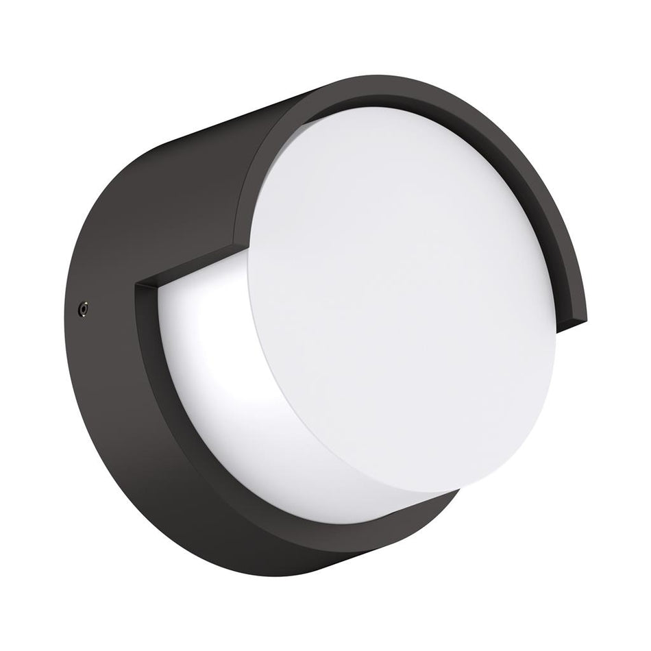 LIVI-8 Round 8W 240V IP65 down Exterior wall light - Black