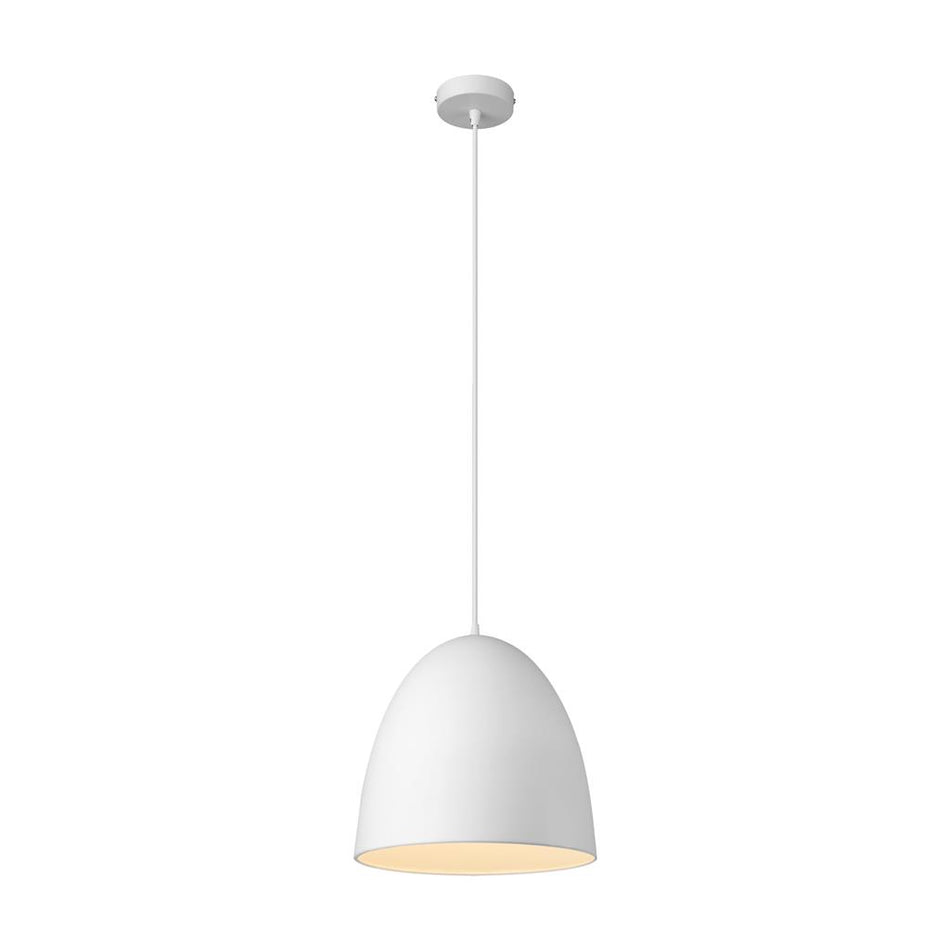 MELODY-300 Melody 300MM E27 240V Metal Pendant - White