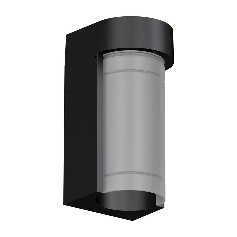 MILEY-10 10W Exterior IP65 LED Tricolour Wall light 240V - Black