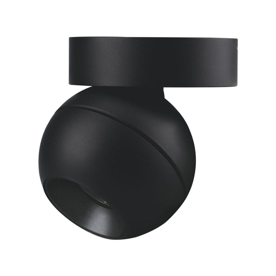 MOON 6/9W 240V TRIO SURFACE MOUNT LIGHT SPOT - Black