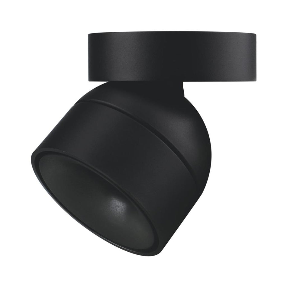 MOON 6/9W 240V TRIO SURFACE MOUNT LIGHT TUBE - Black