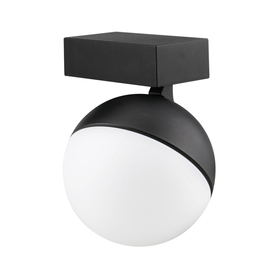 MOON 6/9W 240V TRIO WALL LIGHT OPAL - Black