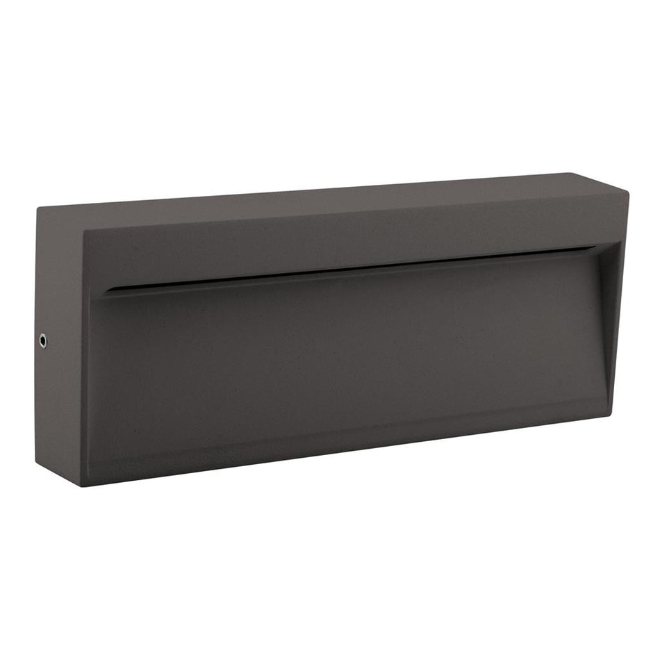 ZEKE-8-8W Rectangular Surface Mounted LED Steplight - Dark Grey