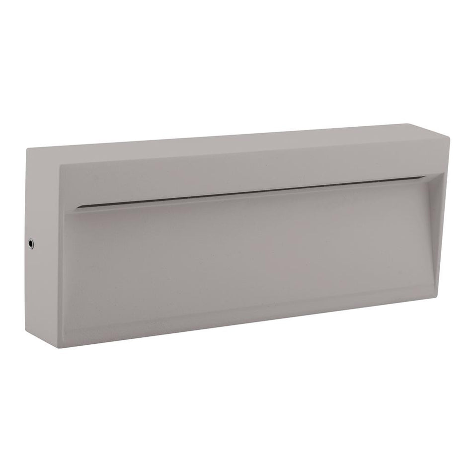 ZEKE-8-8W Rectangular Surface Mounted LED Steplight - Silver