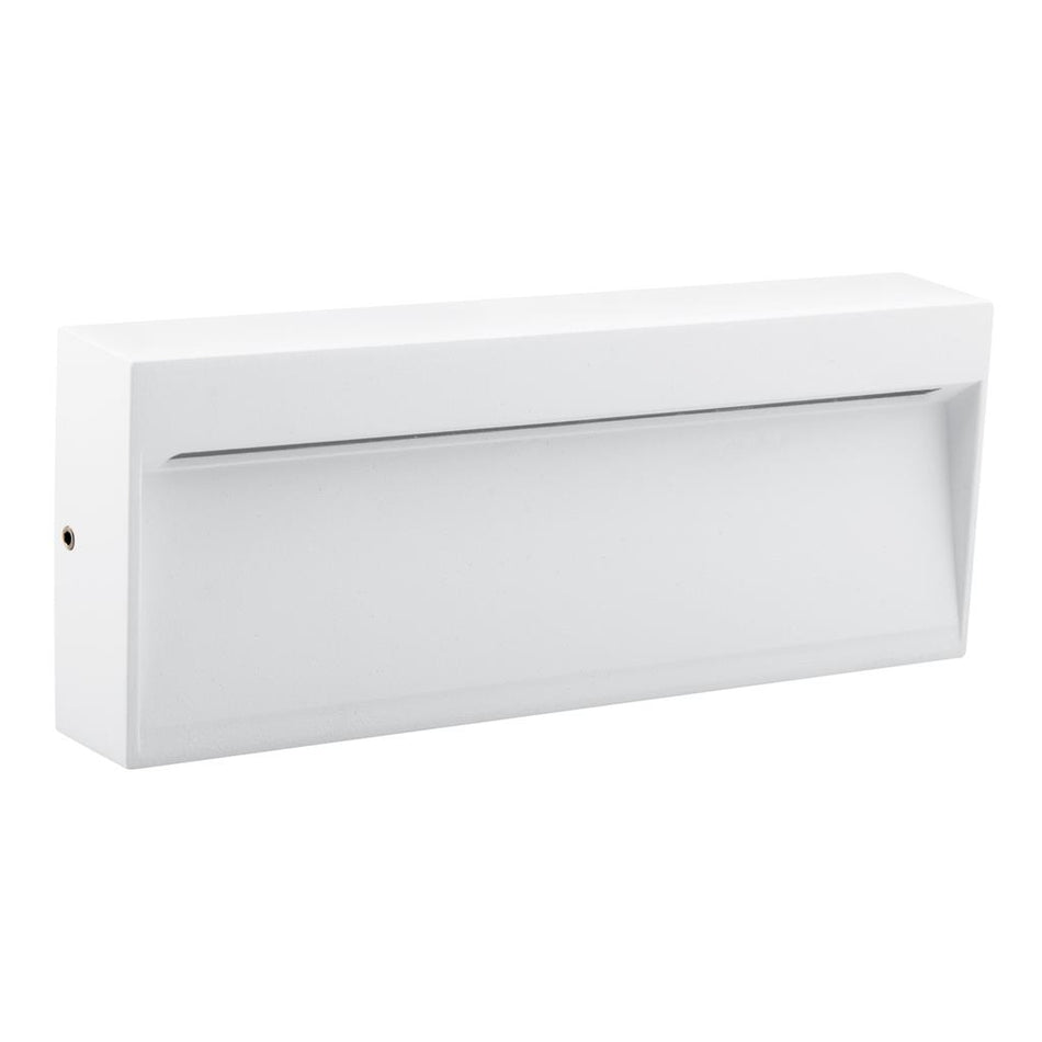 ZEKE-8-8W Rectangular Surface Mounted LED Steplight - White