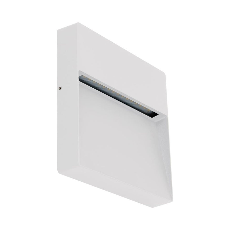 ZEKE-9- 9W Square Led Wall Light 240v -White